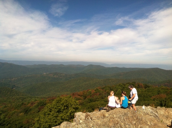 Family hikes are awesome!  Barefence Mountain, Shenandoah National Park with Mel, Eli, Aunt Bonnie, and Grandma Zook