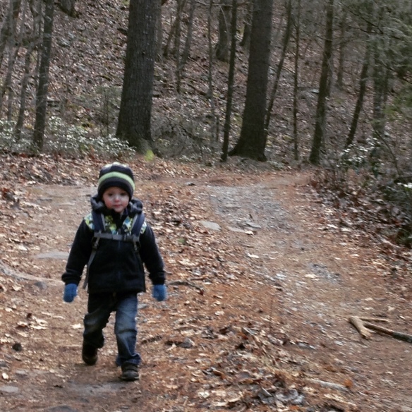 Cold weather hikes take a little more preparation to ensure that little hikers have a good time.